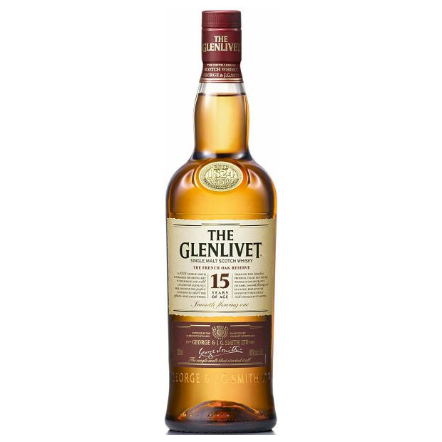 The Glenlivet 15 Jahre Speyside Single Malt French Oak Reserve George & J.G. Smith