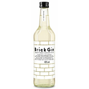 Brick Gin Straight Organic Distilled Dry Gin Deutschland...