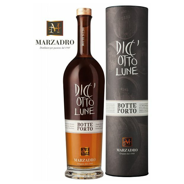 Marzadro Grappa Le Diciotto Lune Botte Porto 0,35 l