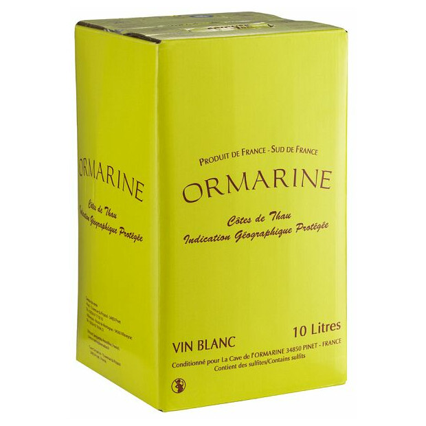Ormarine Blanc BiB Vin de Pays des Côtes de Thau IGP