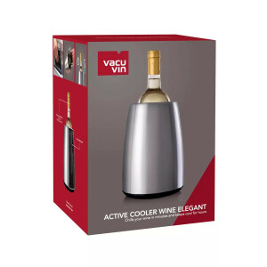 Vacu Vin Cooler Wine Elegant Weinkühler Edelstahl...