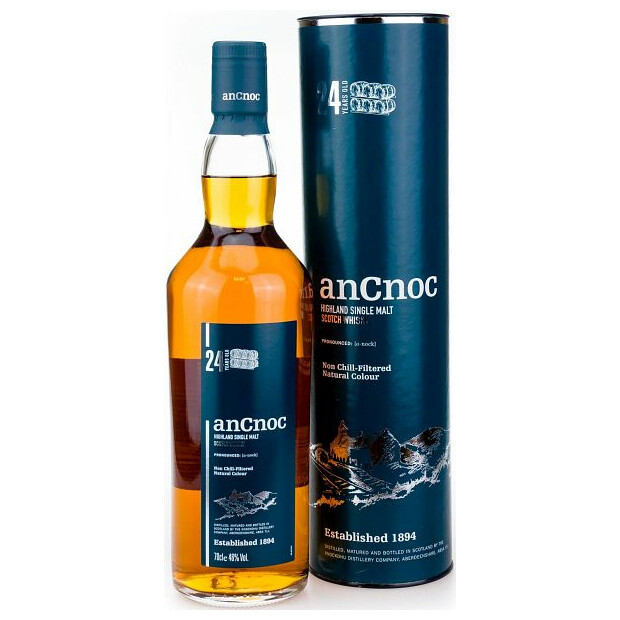 AnCnoc 24 Jahre Highland Single Malt non-chill filtered