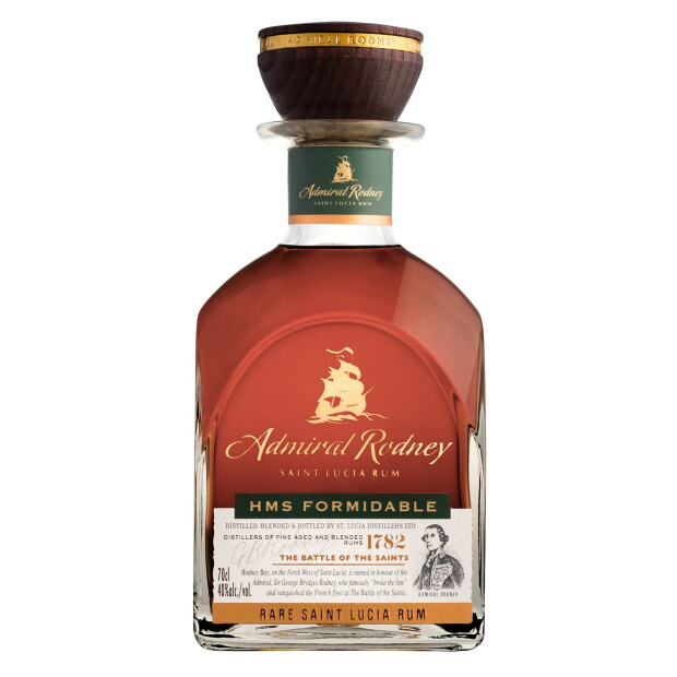 Admiral Rodney HMS Formidable Fine & Mature Saint Lucia Rum