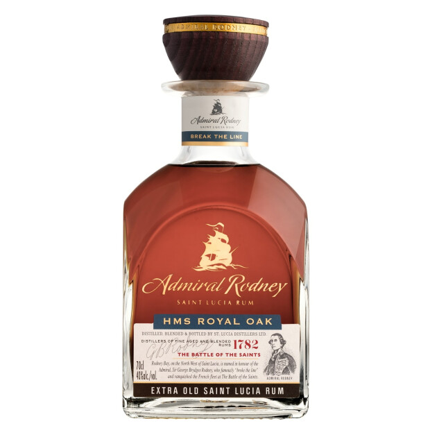 Admiral Rodney HMS Royal Oak Extra Old Saint Lucia Rum