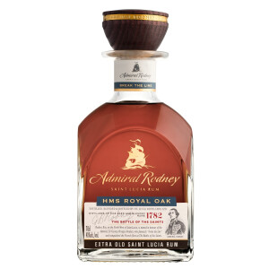 Admiral Rodney HMS Royal Oak Extra Old Saint Lucia Rum