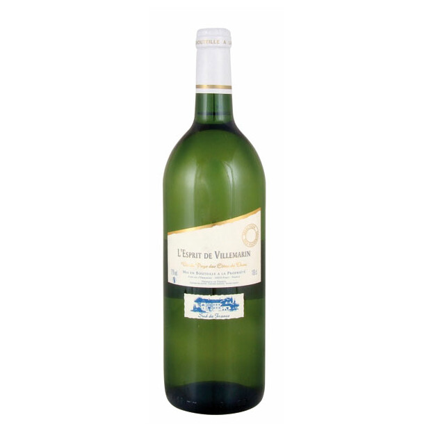 LEsprit de Villemarin Blanc Vin de Pays des Côtes de Thau IGP Ltr.
