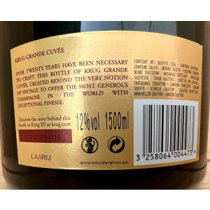 Krug Grande Cuvée 162ème Édition...