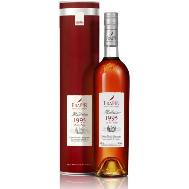 Cognac Frapin Millésime 1995 25 Jahre Cognac Grande Champagne AOC