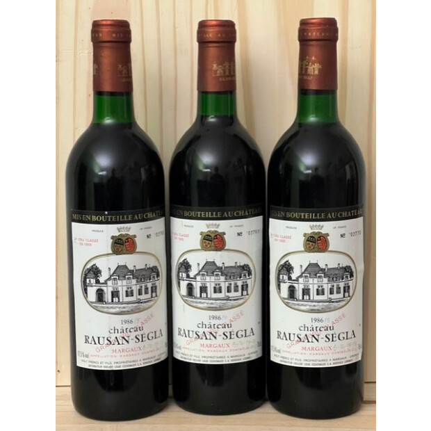 Château Rauzan-Ségla (Rausan) 2ème Grand Cru Classé Margaux AOC 1986