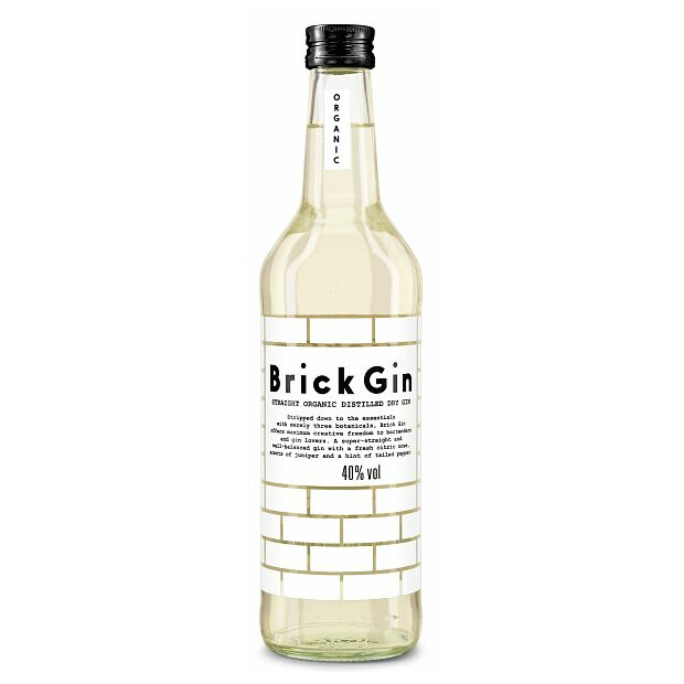 Brick Gin Straight Organic Distilled Dry Gin Deutschland